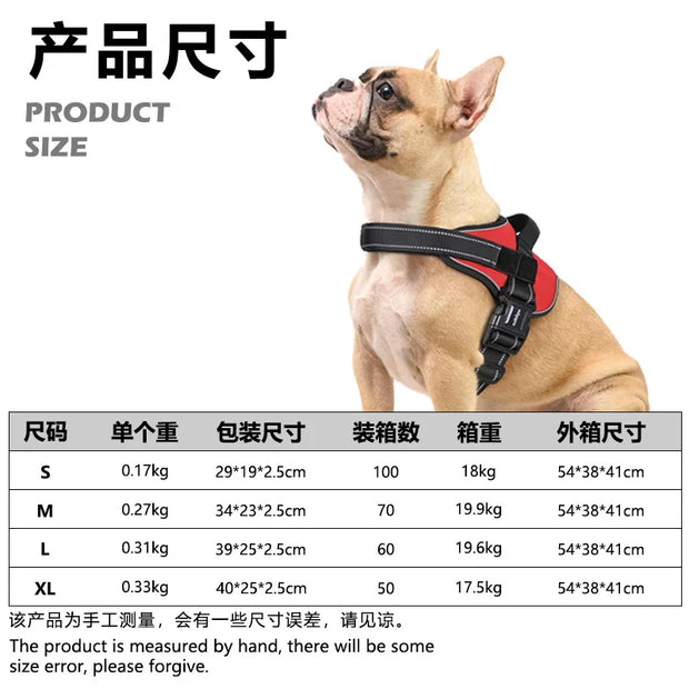 PAWSHIELD NATURAL™ Reflective Dog Harness Vest — Secure, Comfortable & Explosion-Proof