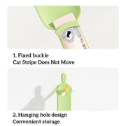 Cat Food Strip Squeezer Spoon Long Handle Cat Strip Feeder Meat Mud Cat Stripe Squeezer For Pet Cat's Food Supplies