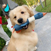 PAWSHIELD NATURAL™ Indestructible Squeaky Goose — Built for Aggressive Chewers