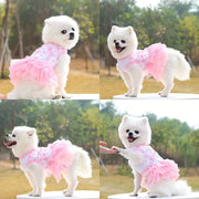 Floral Princess Dog Dress