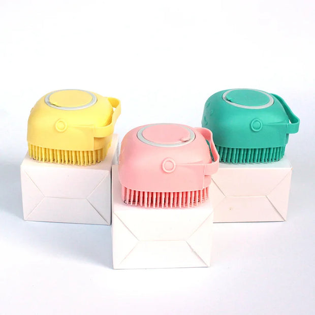 Pet Silicone Bath Brush