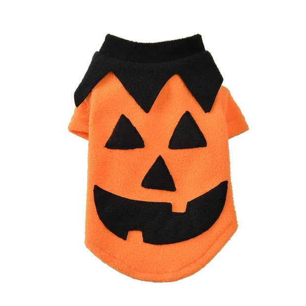 PAWSHIELD NATURAL™ Halloween Pumpkin Pet Costume — Cozy, Cute & Spooky Fun