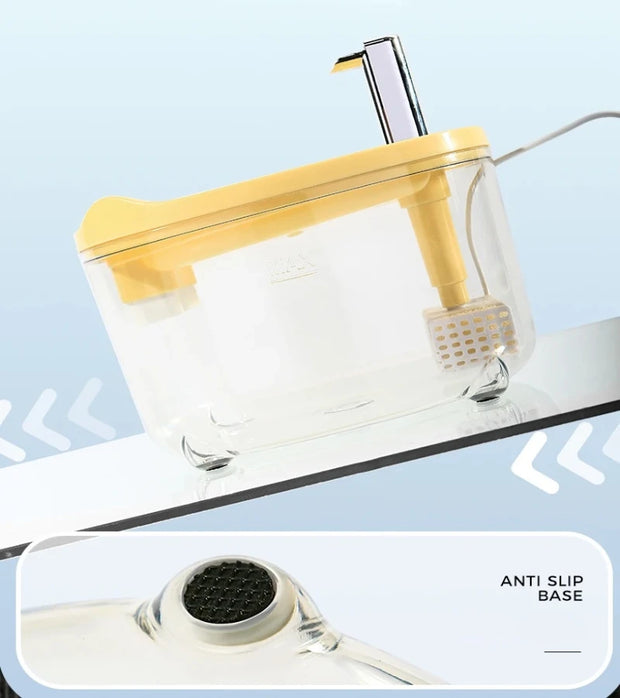 PAWSHIELD NATURAL™ Automatic Cat Water Fountain — Fresh, Filtered & Whisper-Quiet