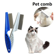 PAWSHIELD NATURAL™ Stainless Steel Flea Comb — Gentle Grooming, Powerful Results