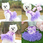 Floral Princess Dog Dress