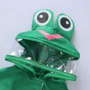 PAWSHIELD NATURAL™ Reflective Hooded Raincoat — Waterproof Style for Big Dogs
