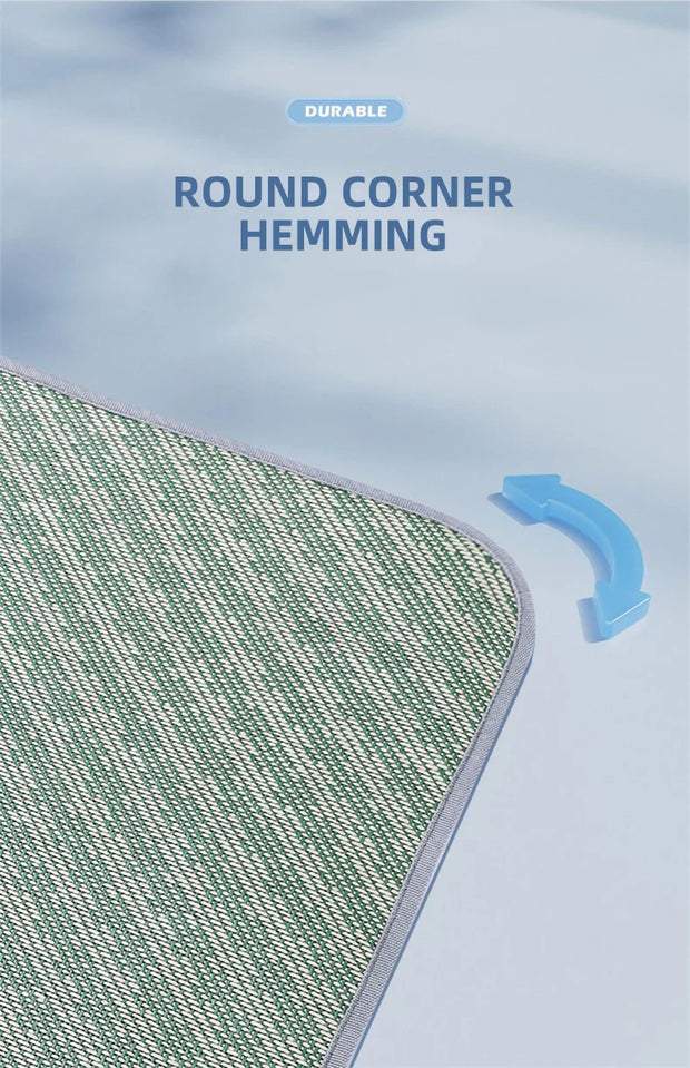 PAWSHIELD NATURAL™ Summer Cooling Pet Mat — Breathable Comfort for Dogs & Cats