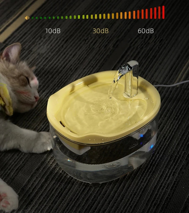 PAWSHIELD NATURAL™ Automatic Cat Water Fountain — Fresh, Filtered & Whisper-Quiet