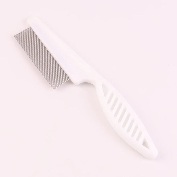 PAWSHIELD NATURAL™ Stainless Steel Flea Comb — Gentle Grooming, Powerful Results