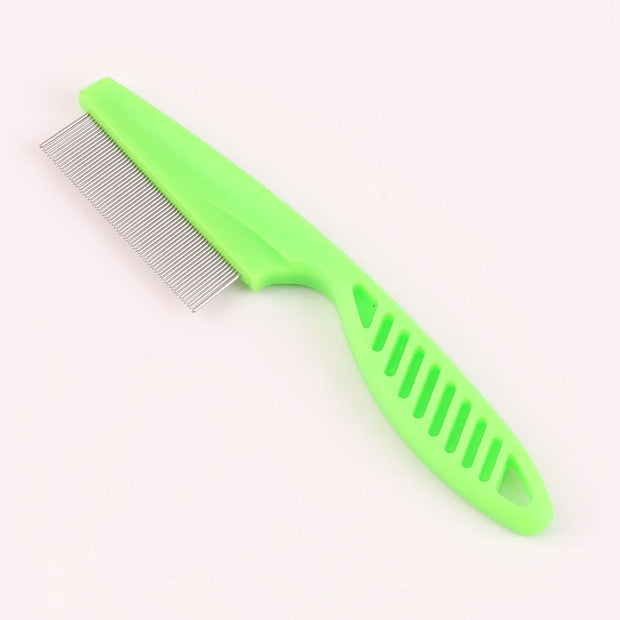 PAWSHIELD NATURAL™ Stainless Steel Flea Comb — Gentle Grooming, Powerful Results