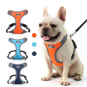 PAWSHIELD NATURAL™ Reflective Oxford Dog Harness — Rainproof Comfort &amp; Secure Control