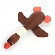 PAWSHIELD NATURAL™ Indestructible Squeaky Goose — Built for Aggressive Chewers