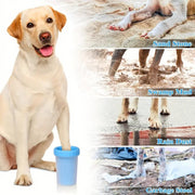 Efficient Portable Dog Paw Cleaner & Mud Scrubber Cup - Quick Mud Removal, Hygienic Pet Foot Washer for Dogs & Cats, Durable Gro
